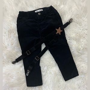Zara baby boy velvet pants